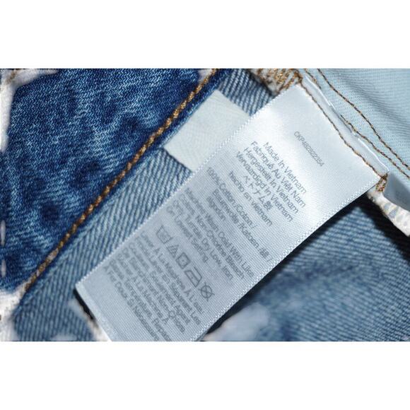 Madewell High Waist Denim Midi Skirt with Front Slit – Size 29 - Picture 5 of 6